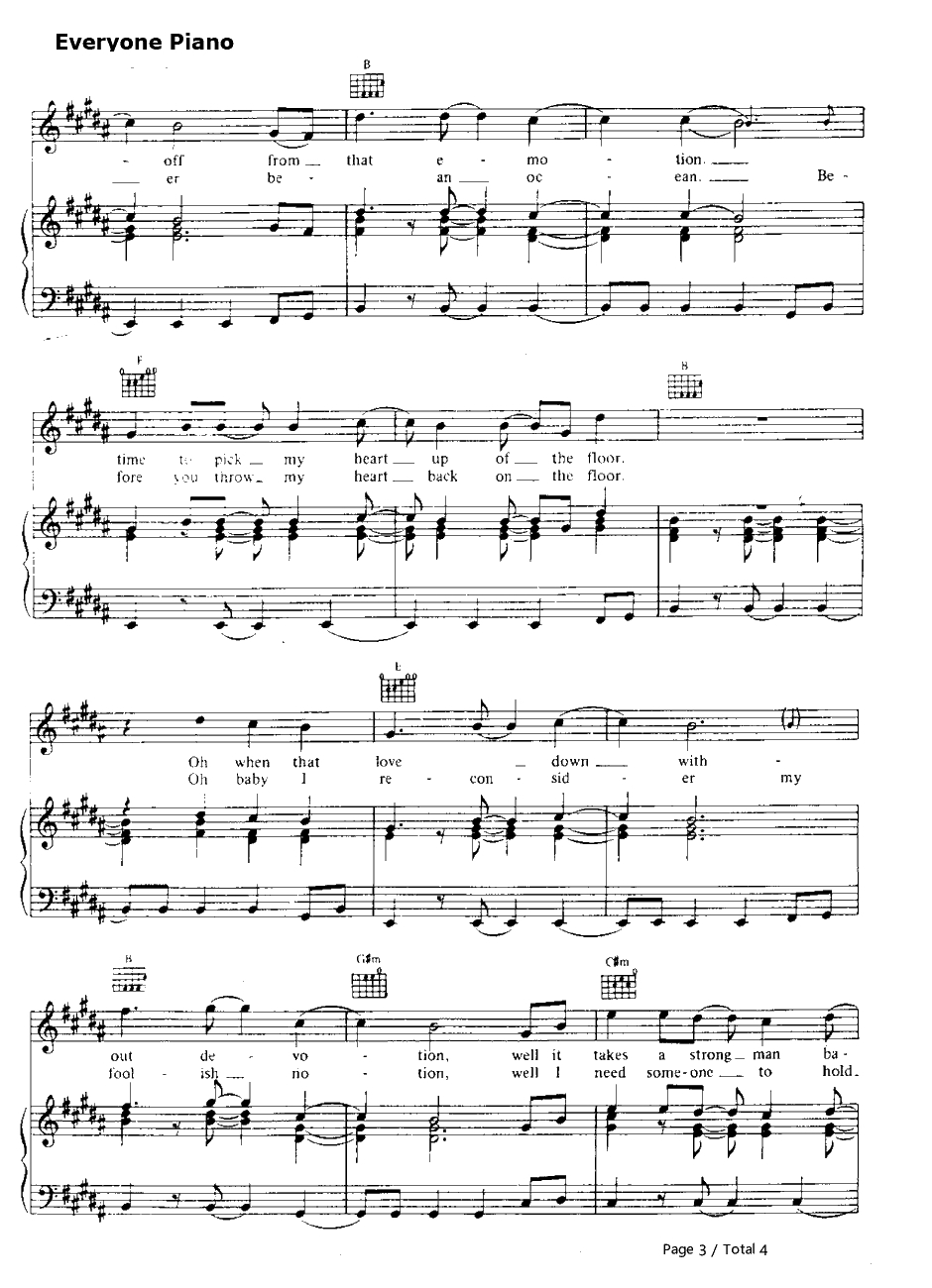 Faith钢琴谱-GeorgeMichael乔治·迈克尔3