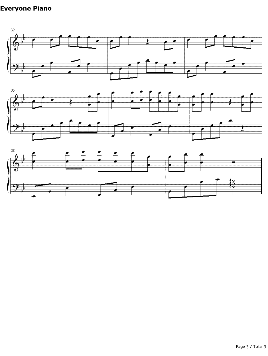 1945那年钢琴谱-海角七号-电影海角七号插曲3