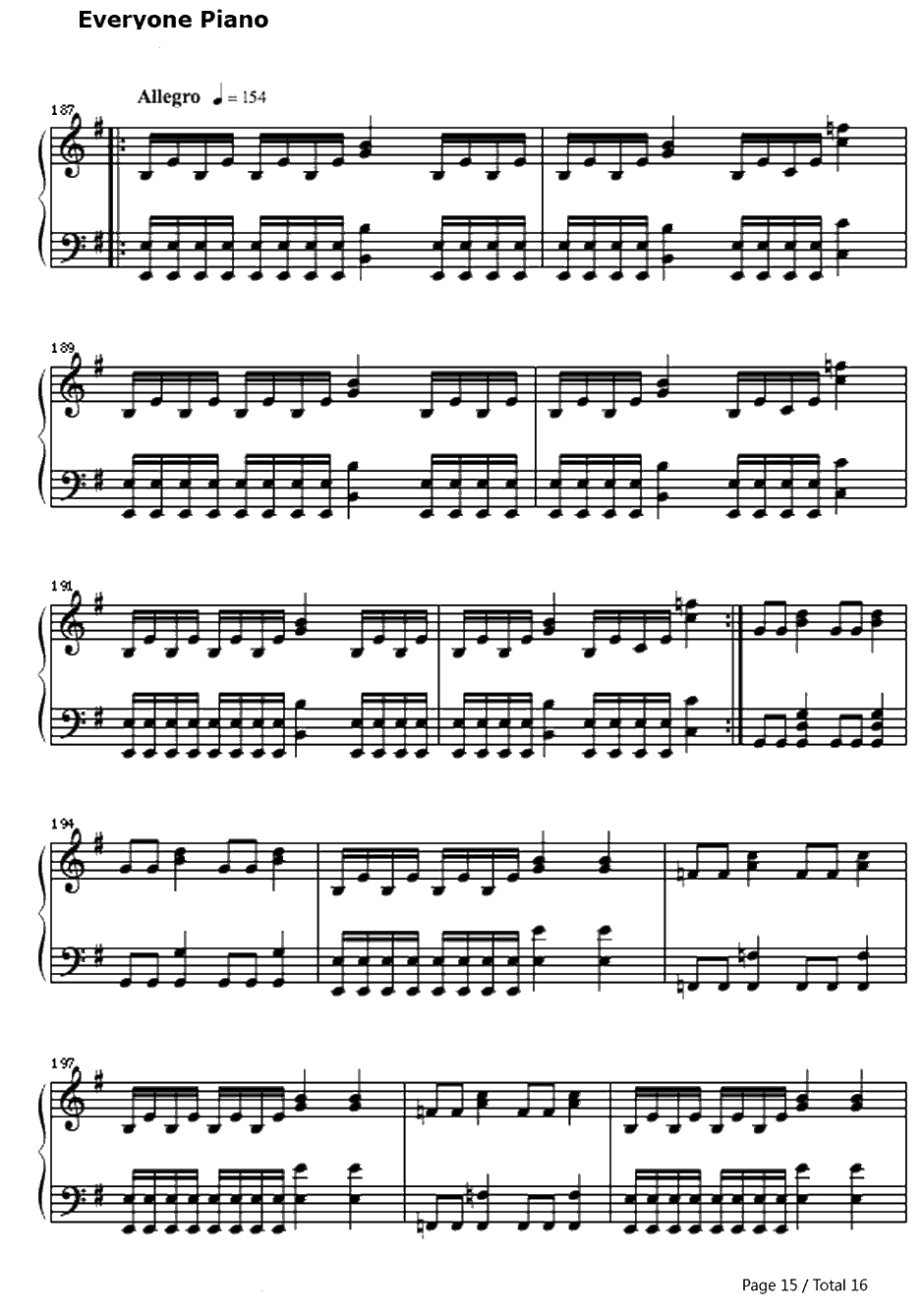 One钢琴谱-Metallica15