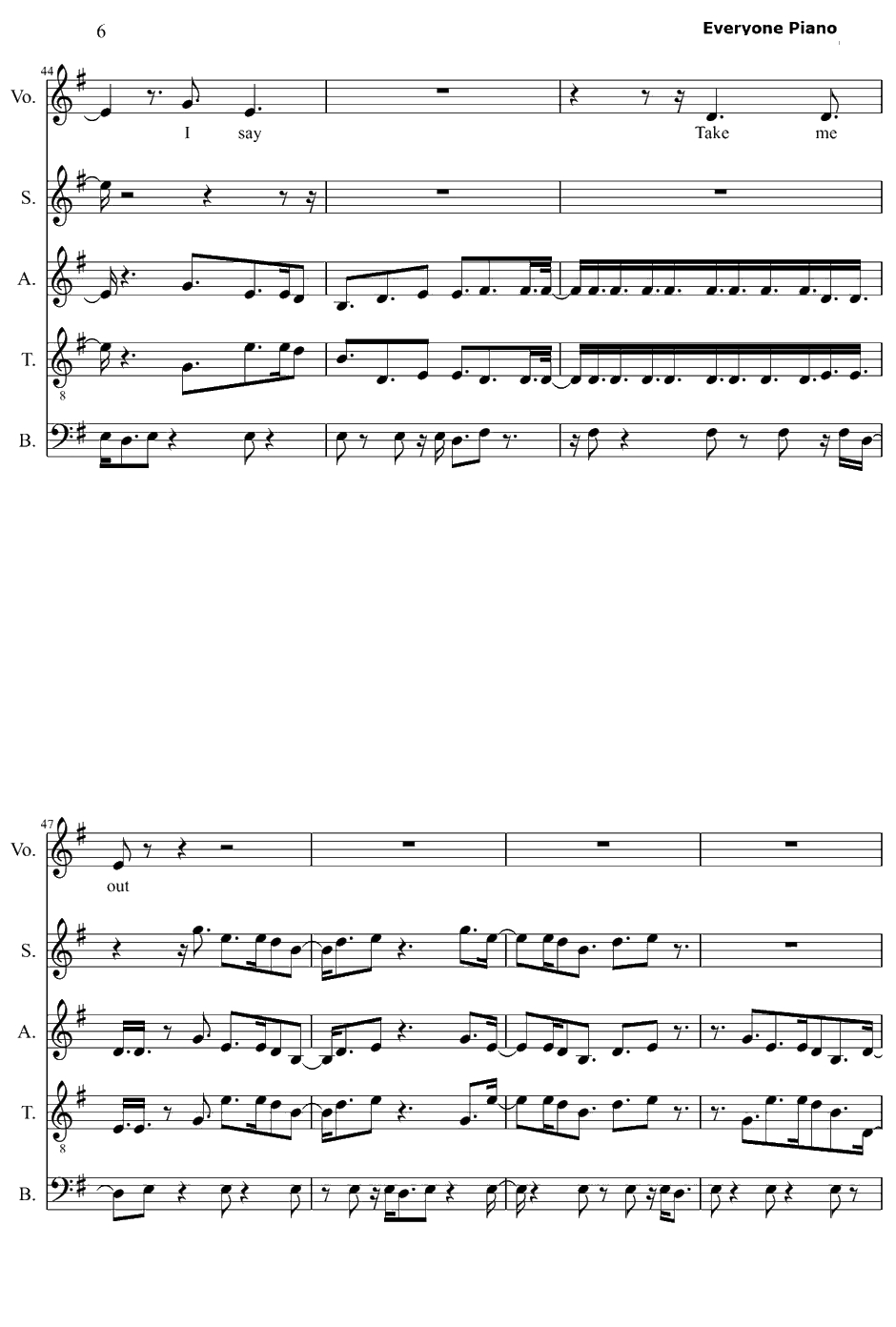 Take Me Out钢琴谱-FranzFerdinand6