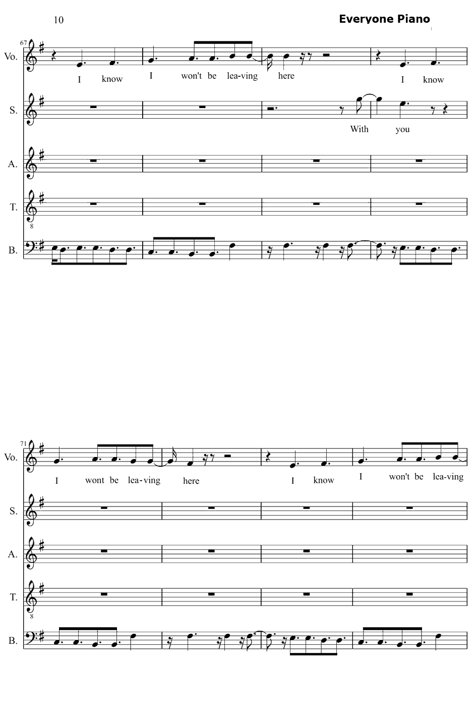 Take Me Out钢琴谱-FranzFerdinand10