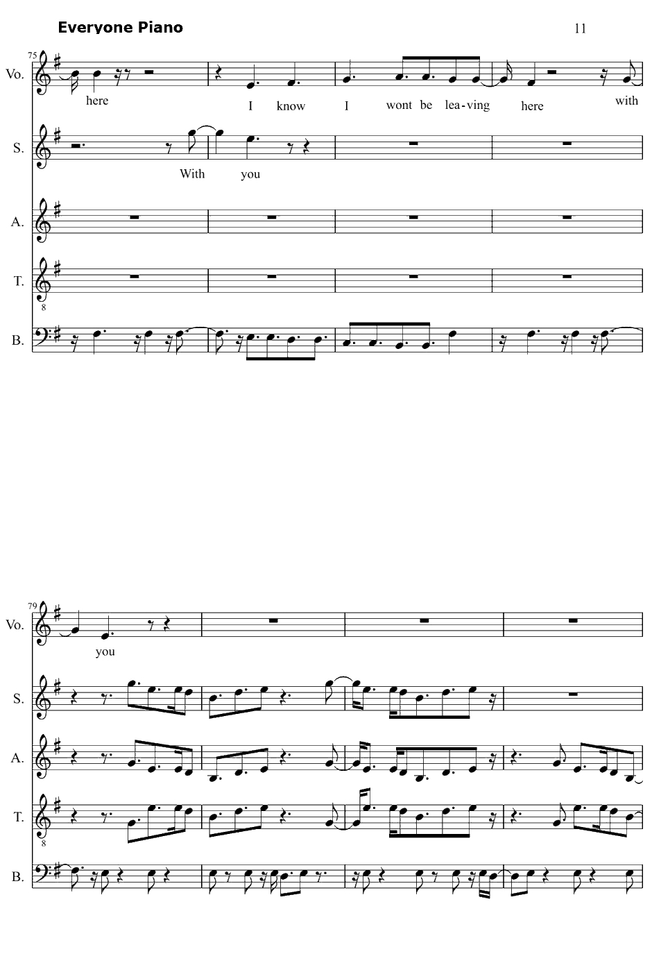 Take Me Out钢琴谱-FranzFerdinand11