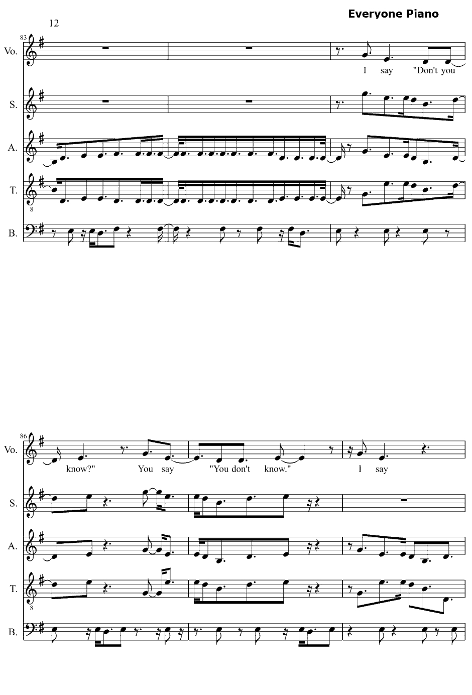 Take Me Out钢琴谱-FranzFerdinand12