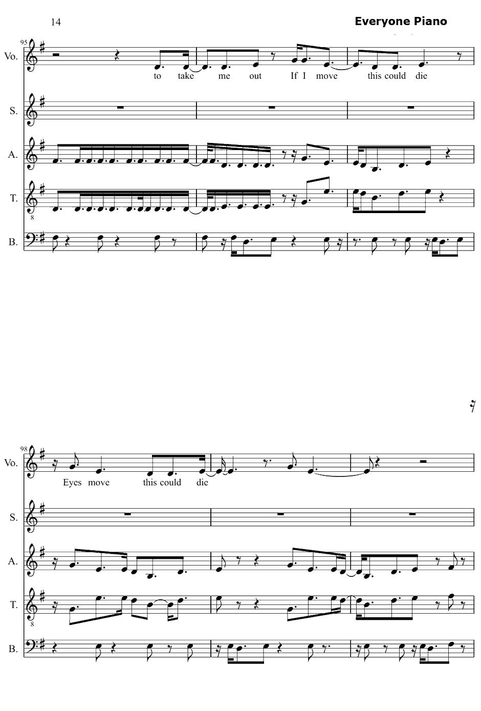 Take Me Out钢琴谱-FranzFerdinand14