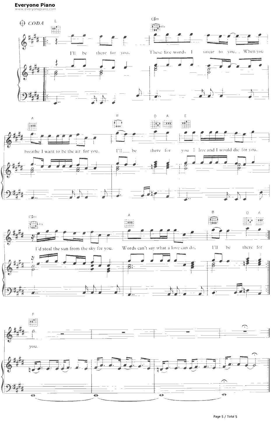 I'll Be There for You钢琴谱-BonJovi5