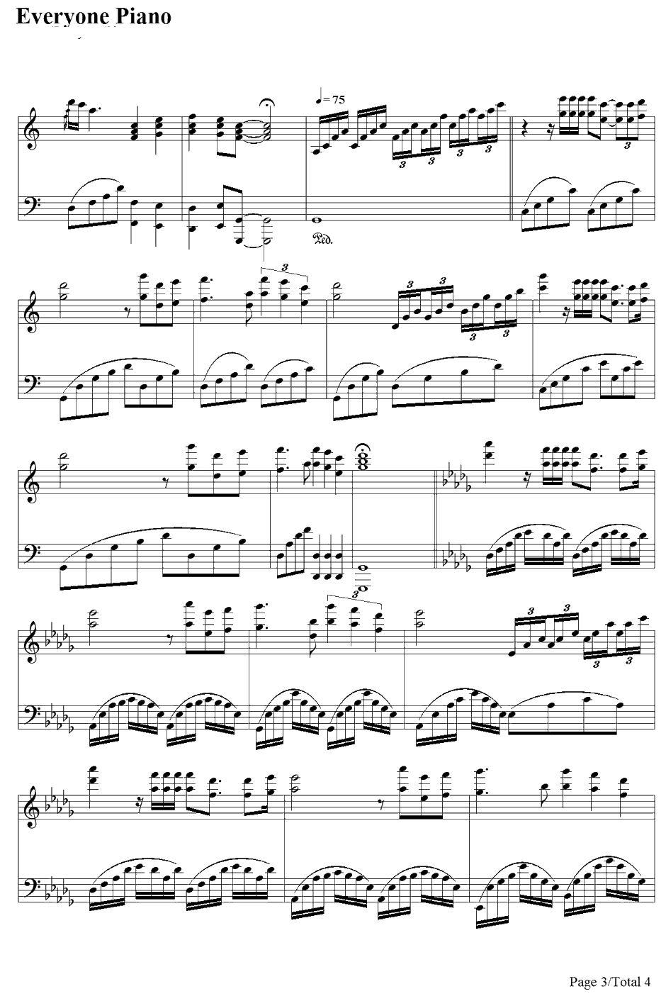 I Want To Know What Love Is钢琴谱-理查德•克莱德曼3