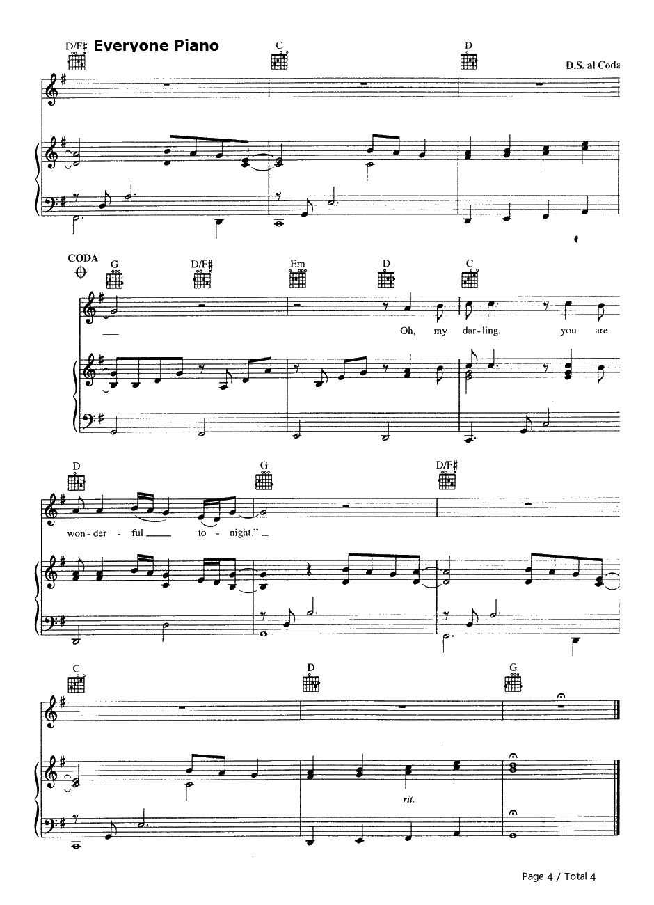 Wonderful Tonight钢琴谱-EricClapton4