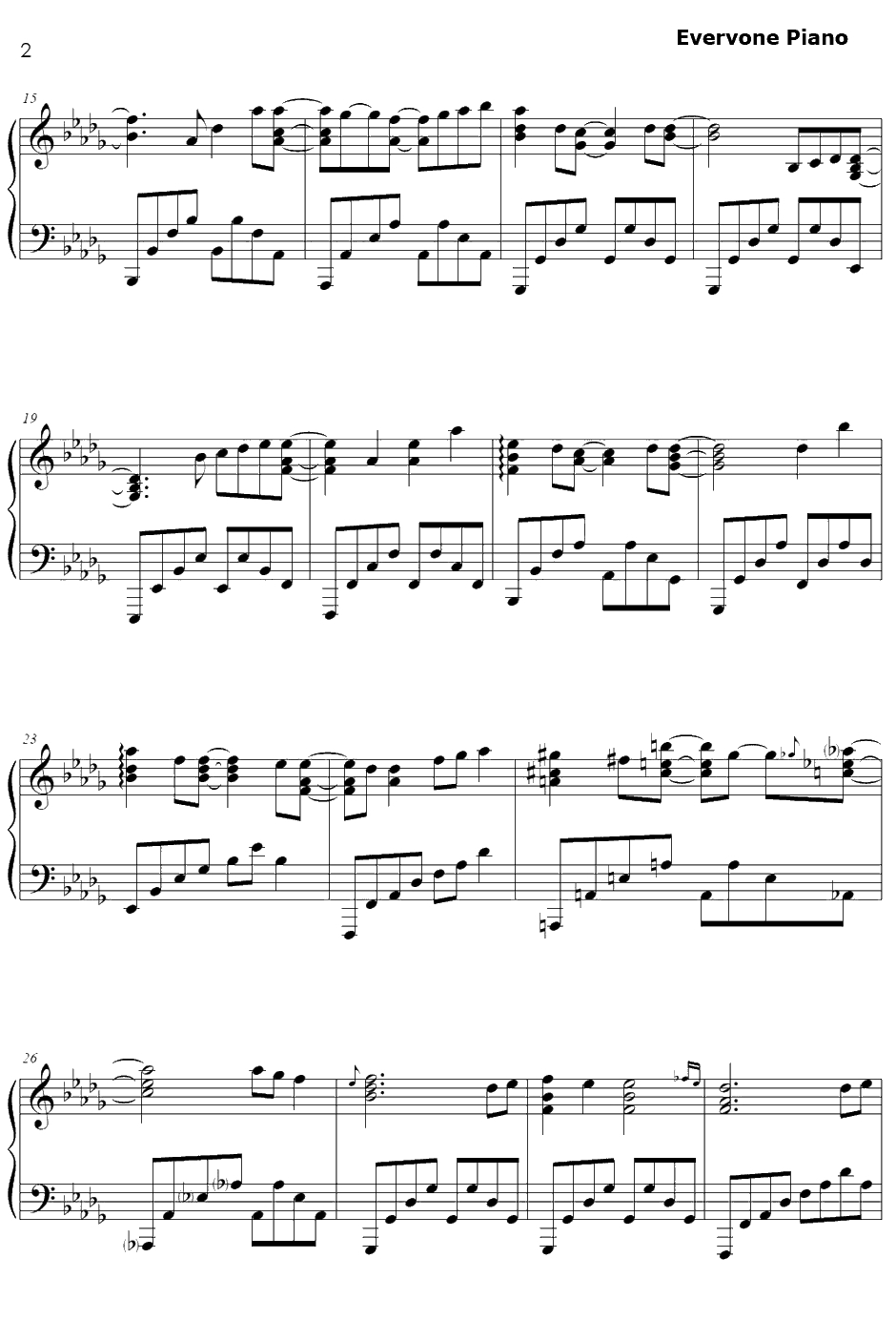 Shape My Story钢琴谱-やのあんな-斯特拉女子学院高等科C3部OP2