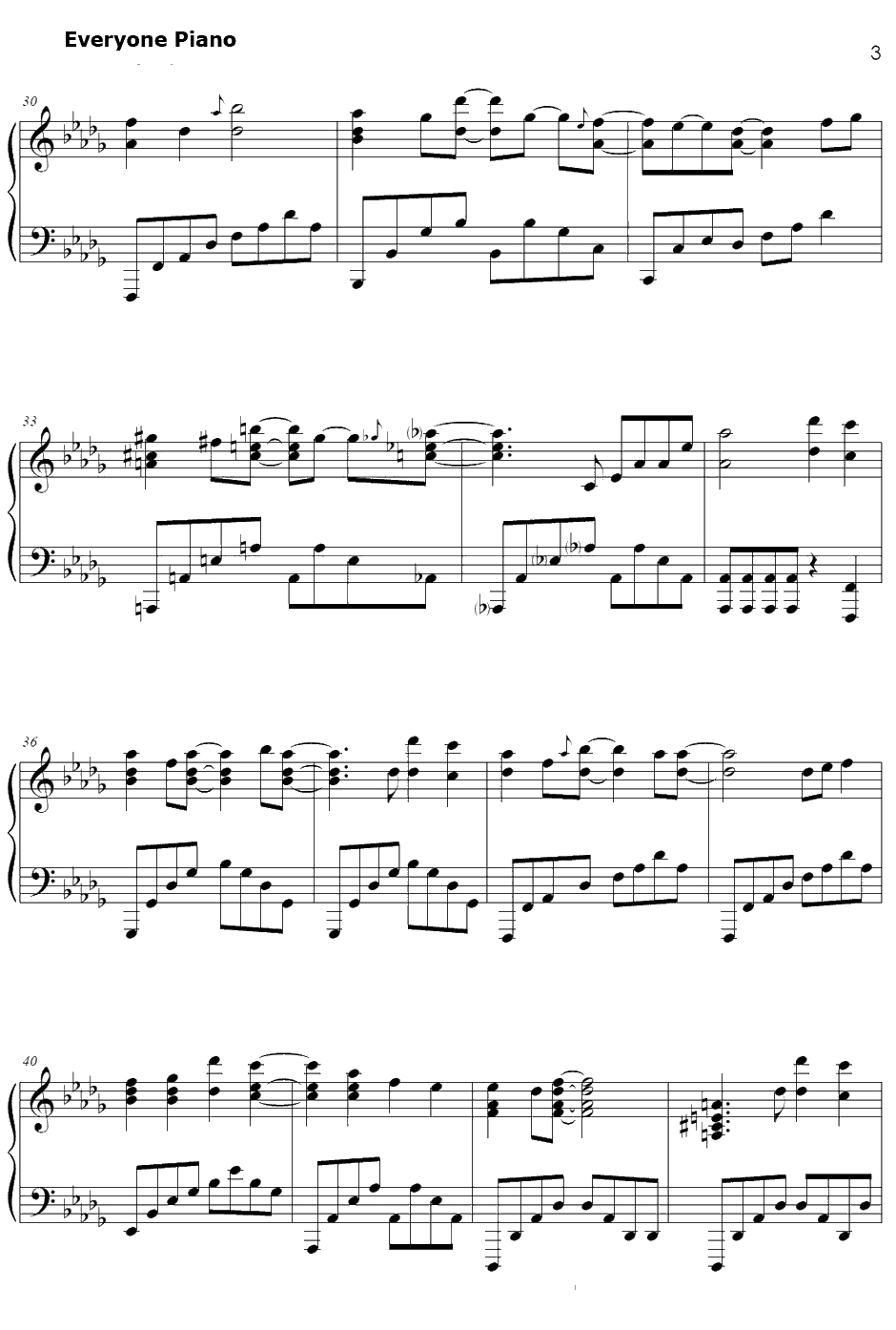 Shape My Story钢琴谱-やのあんな-斯特拉女子学院高等科C3部OP3