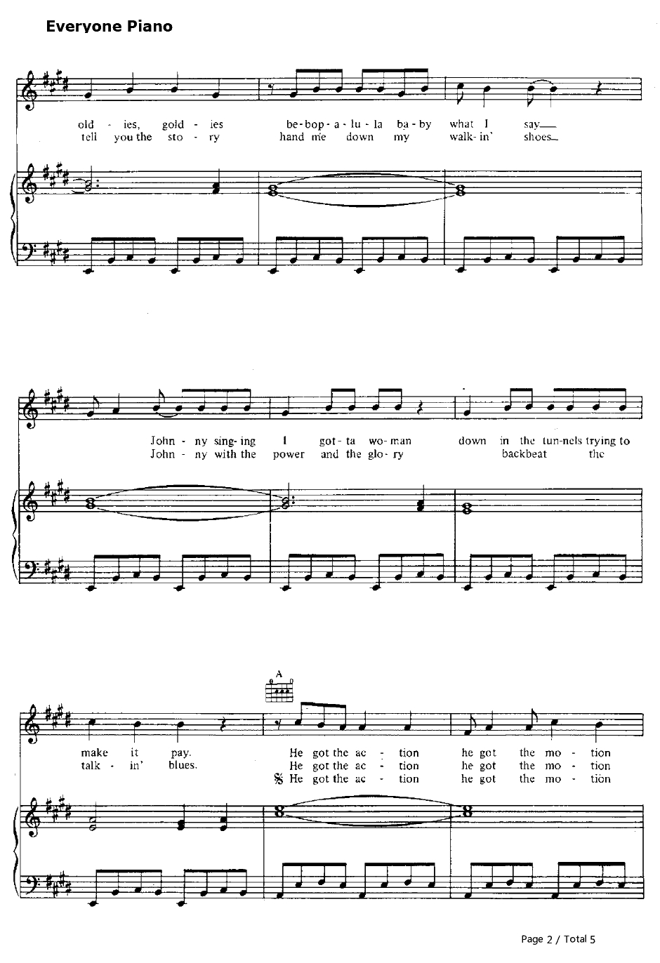 Walk of Life钢琴谱-DireStraits2