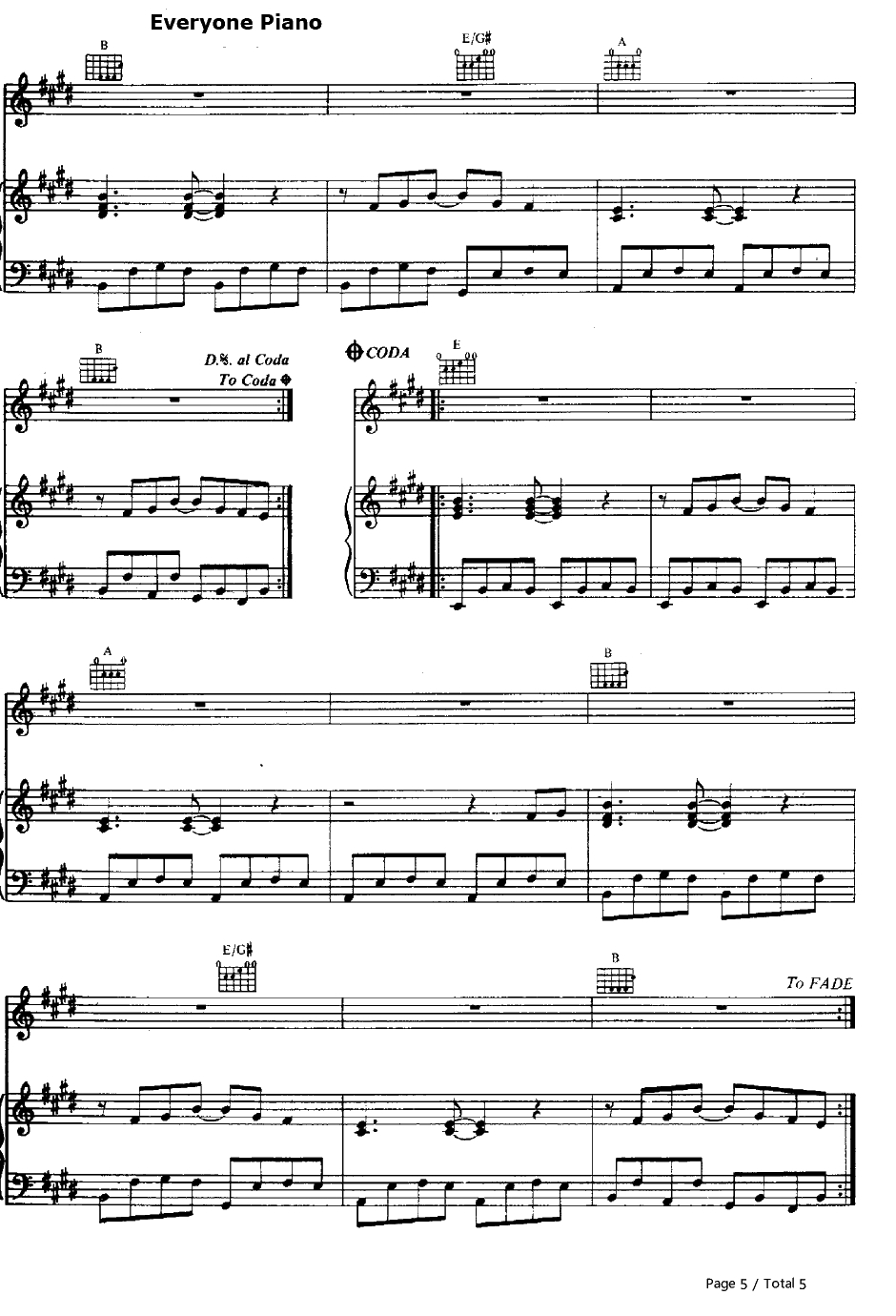 Walk of Life钢琴谱-DireStraits5