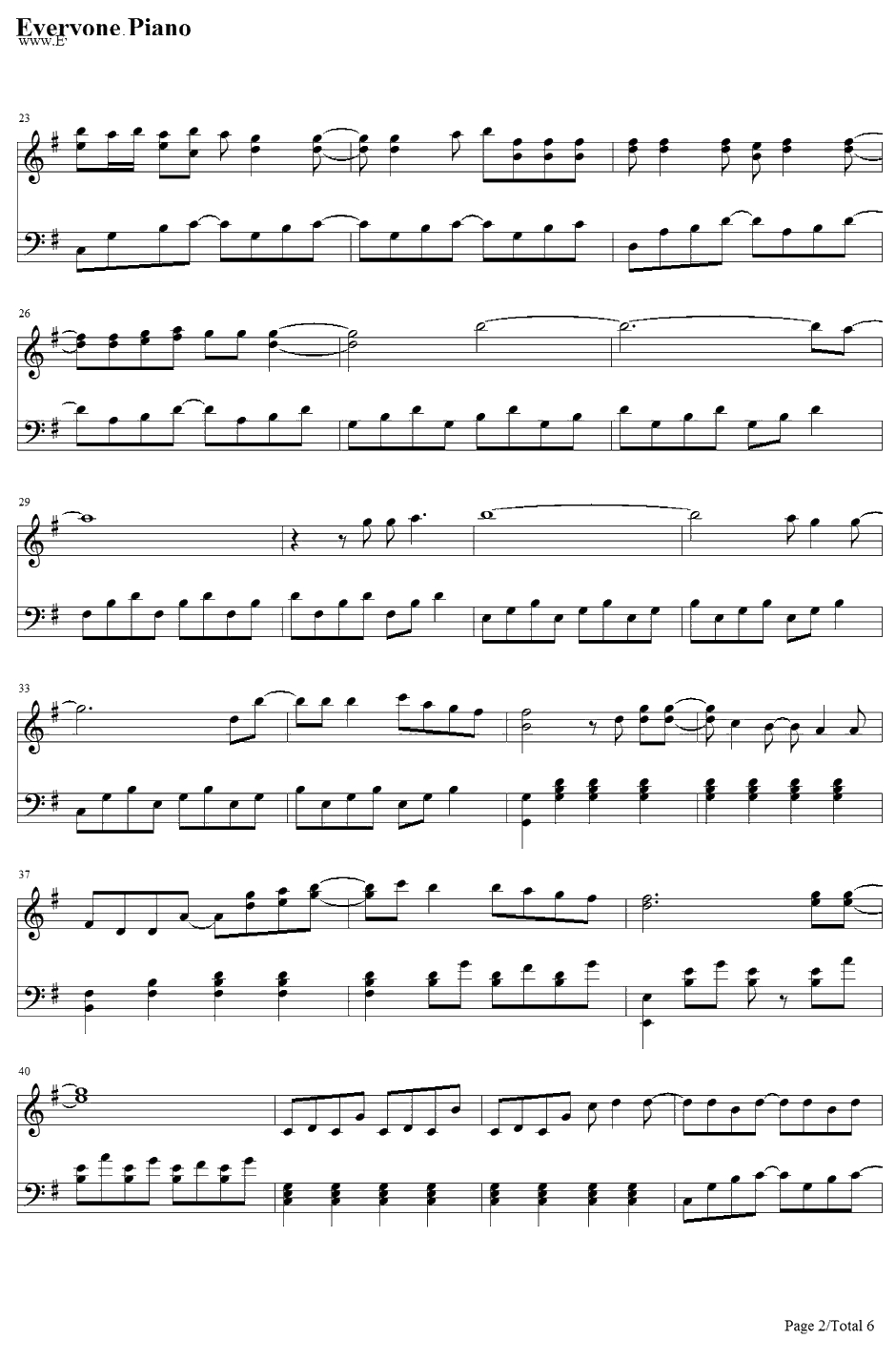 Something in the Water钢琴谱-CarrieUnderwood2