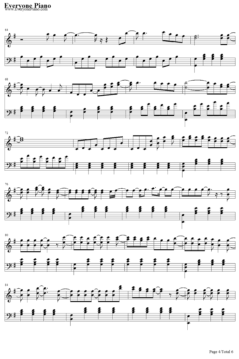 Something in the Water钢琴谱-CarrieUnderwood4