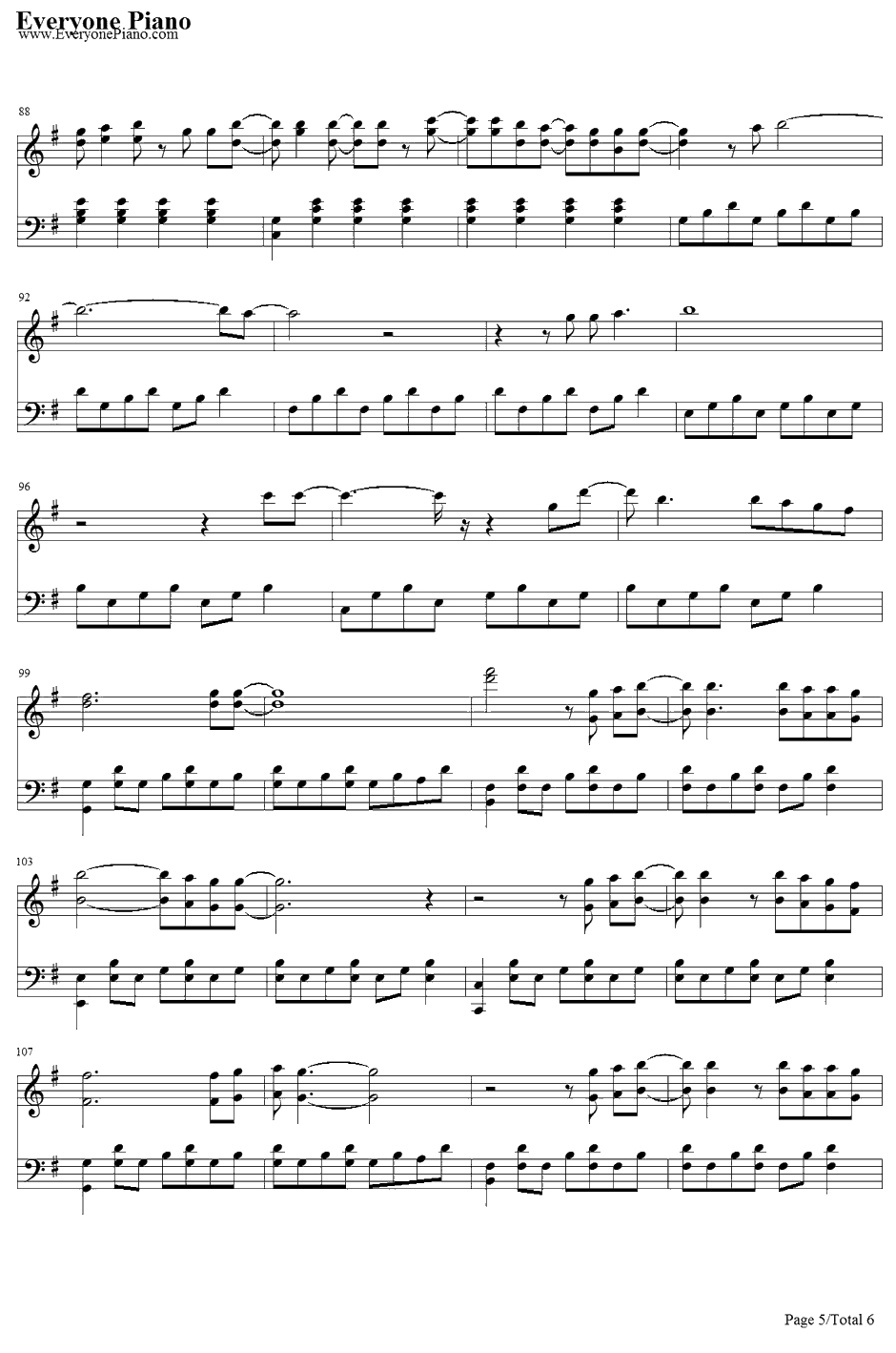 Something in the Water钢琴谱-CarrieUnderwood5