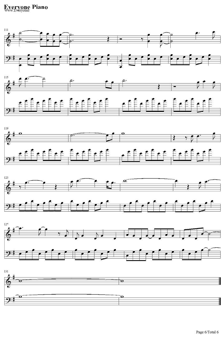 Something in the Water钢琴谱-CarrieUnderwood6