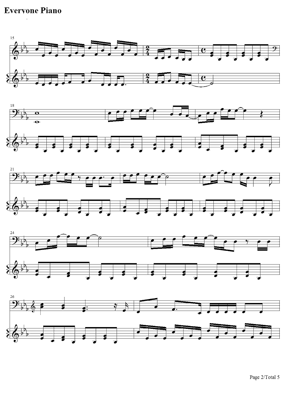 3月9日钢琴谱-レミオロメン（Remioromen）-一公升的眼泪插曲2