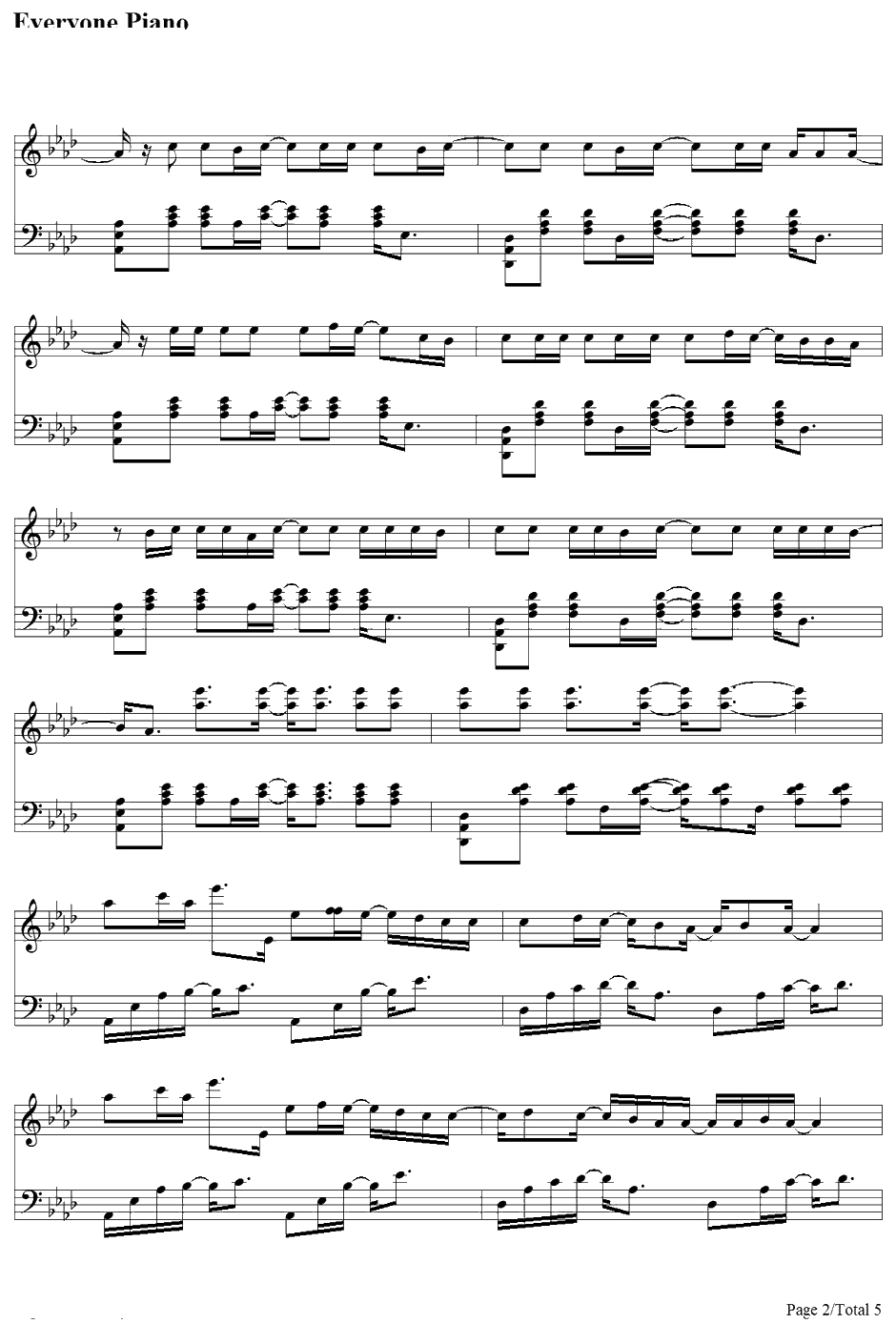 Bumpin' the Night钢琴谱-FloridaGeorgiaLine2