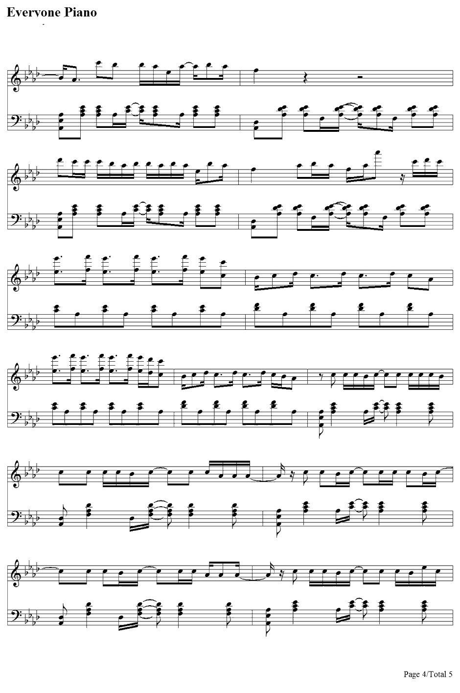 Bumpin' the Night钢琴谱-FloridaGeorgiaLine4