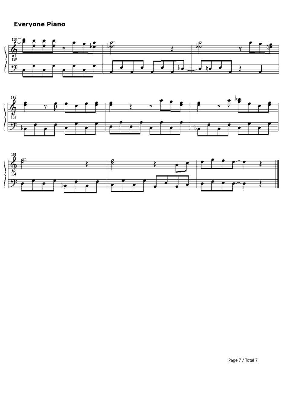 Get along钢琴谱-林原惠美、奥井雅美　-秀逗魔导士OP7