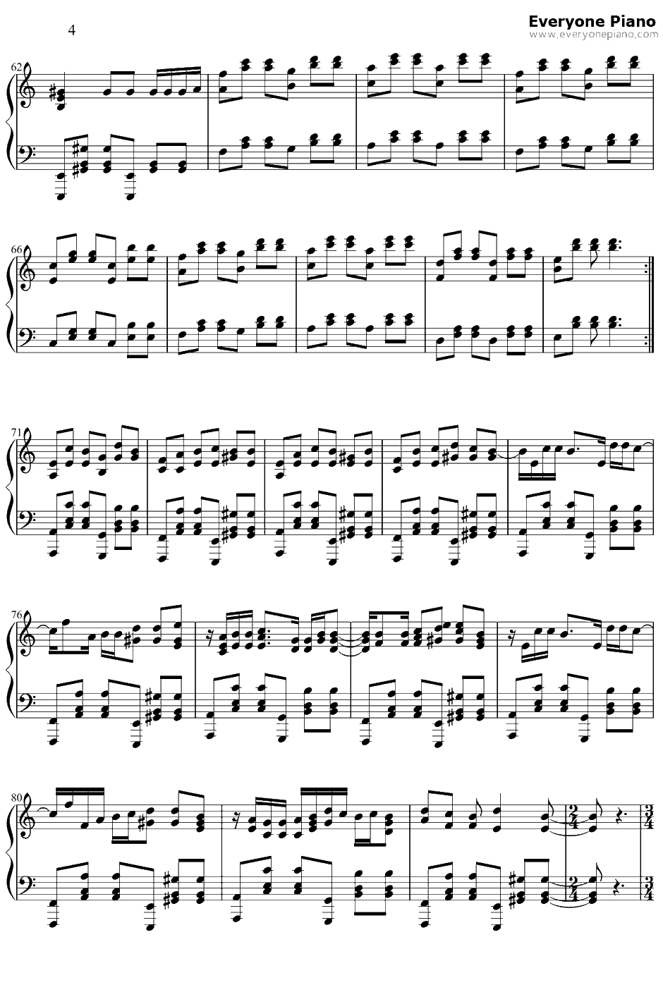 円尾坂の仕立屋钢琴谱-悪ノP-悪ノP4