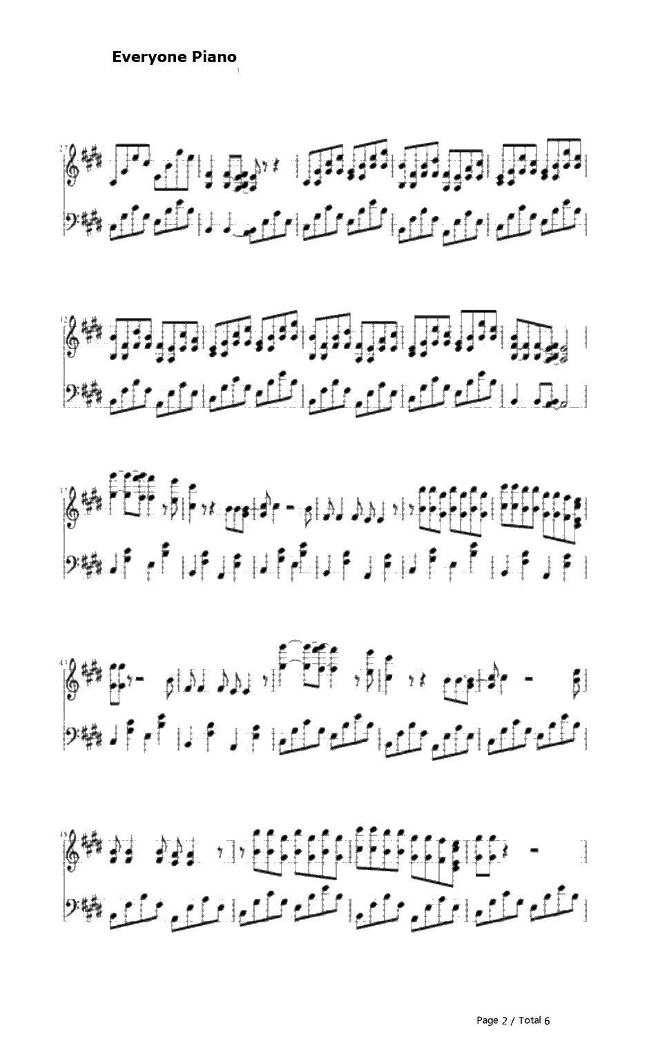 Good Feeling钢琴谱-FloRida2