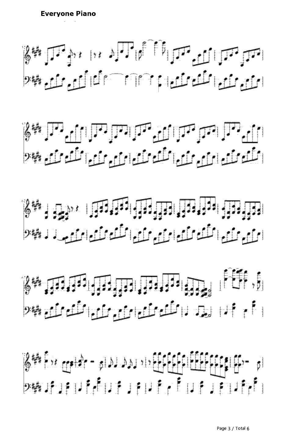 Good Feeling钢琴谱-FloRida3