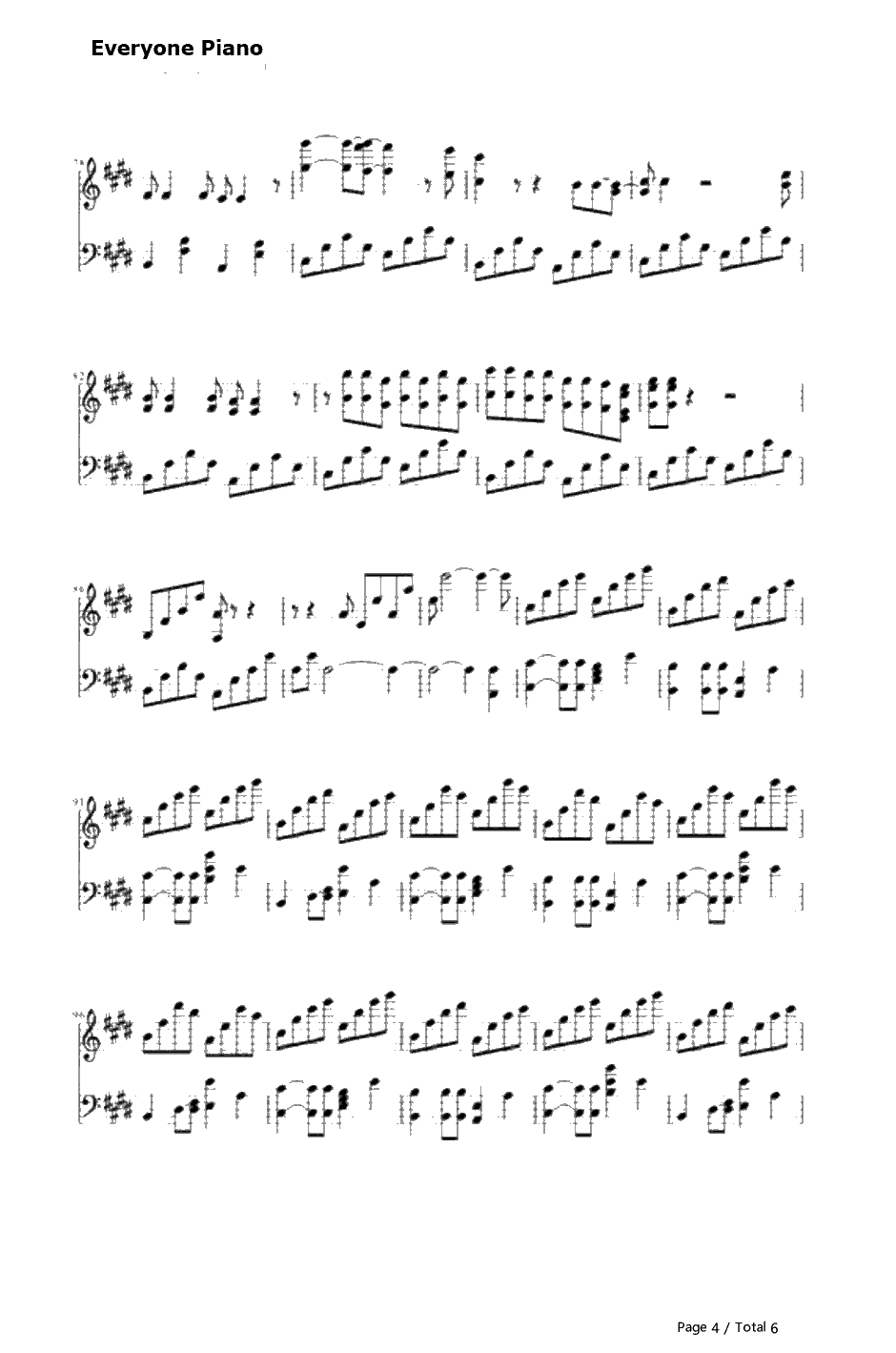 Good Feeling钢琴谱-FloRida4