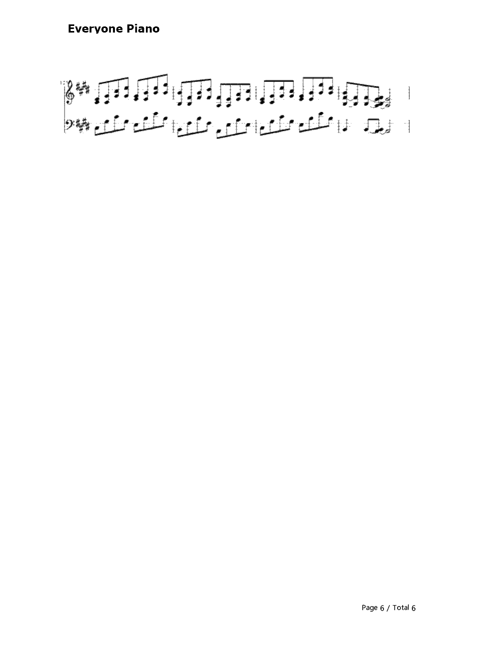 Good Feeling钢琴谱-FloRida6