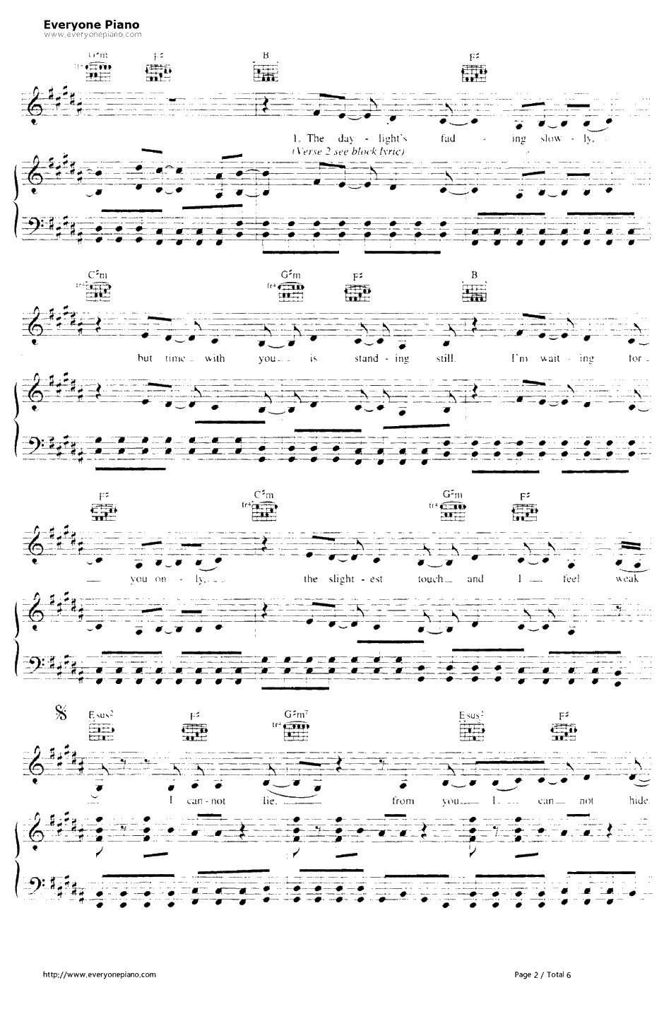 Breathless钢琴谱-TheCorrs2