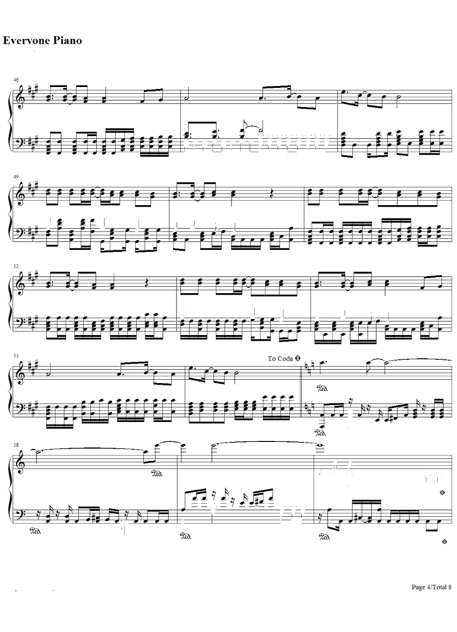 BEYOND THE TIME钢琴谱-TMNETWORK-机动战士高达逆袭的夏亚主题歌4