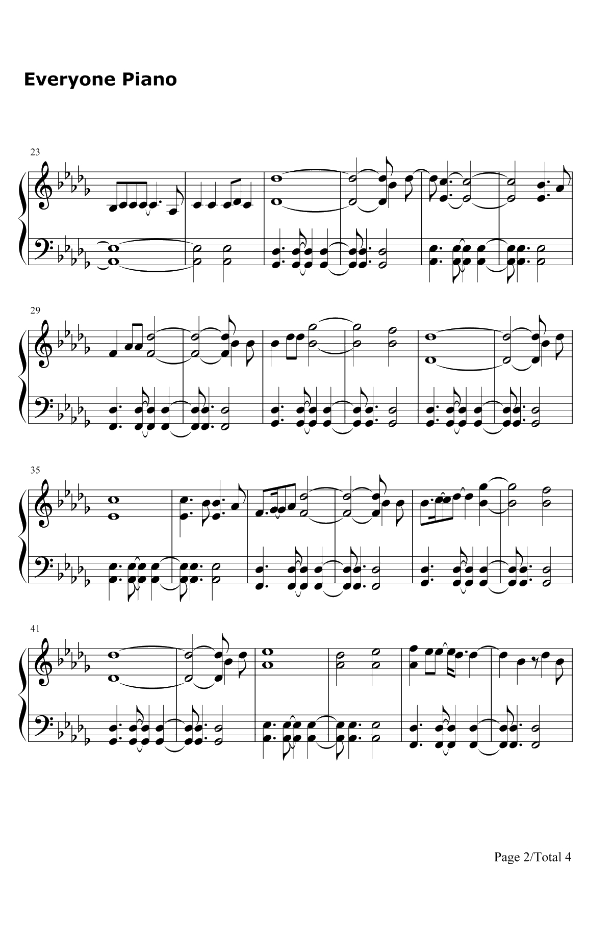 Chandelier钢琴谱-Sia2