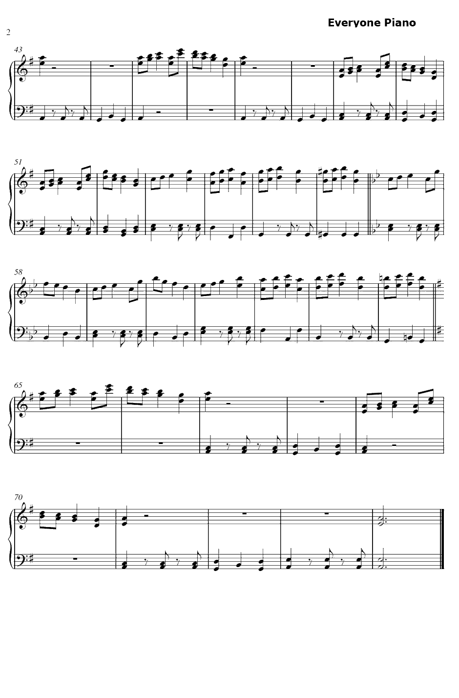 Last Battle钢琴谱-佐藤直纪-X战记OST2