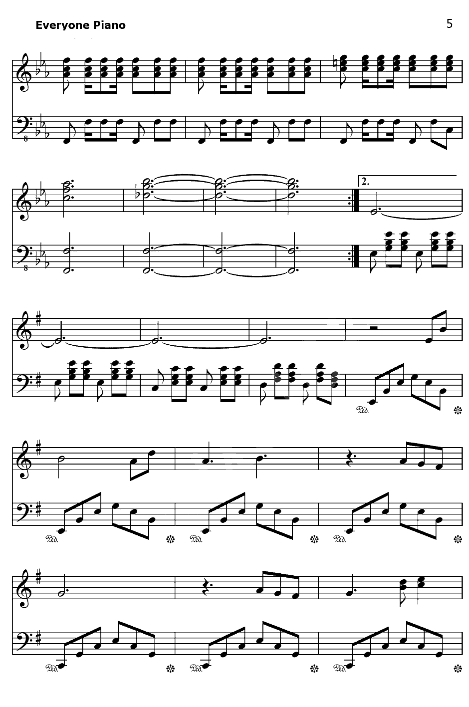 うみねこのなく顷に钢琴谱-志方晶子-海猫鸣泣之时OP5