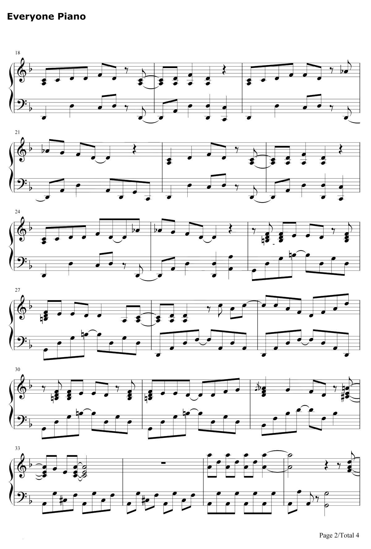 プレパレード钢琴谱-钉宫理恵&堀江由衣&喜多村英梨-TIGER×DRAGON！OP12