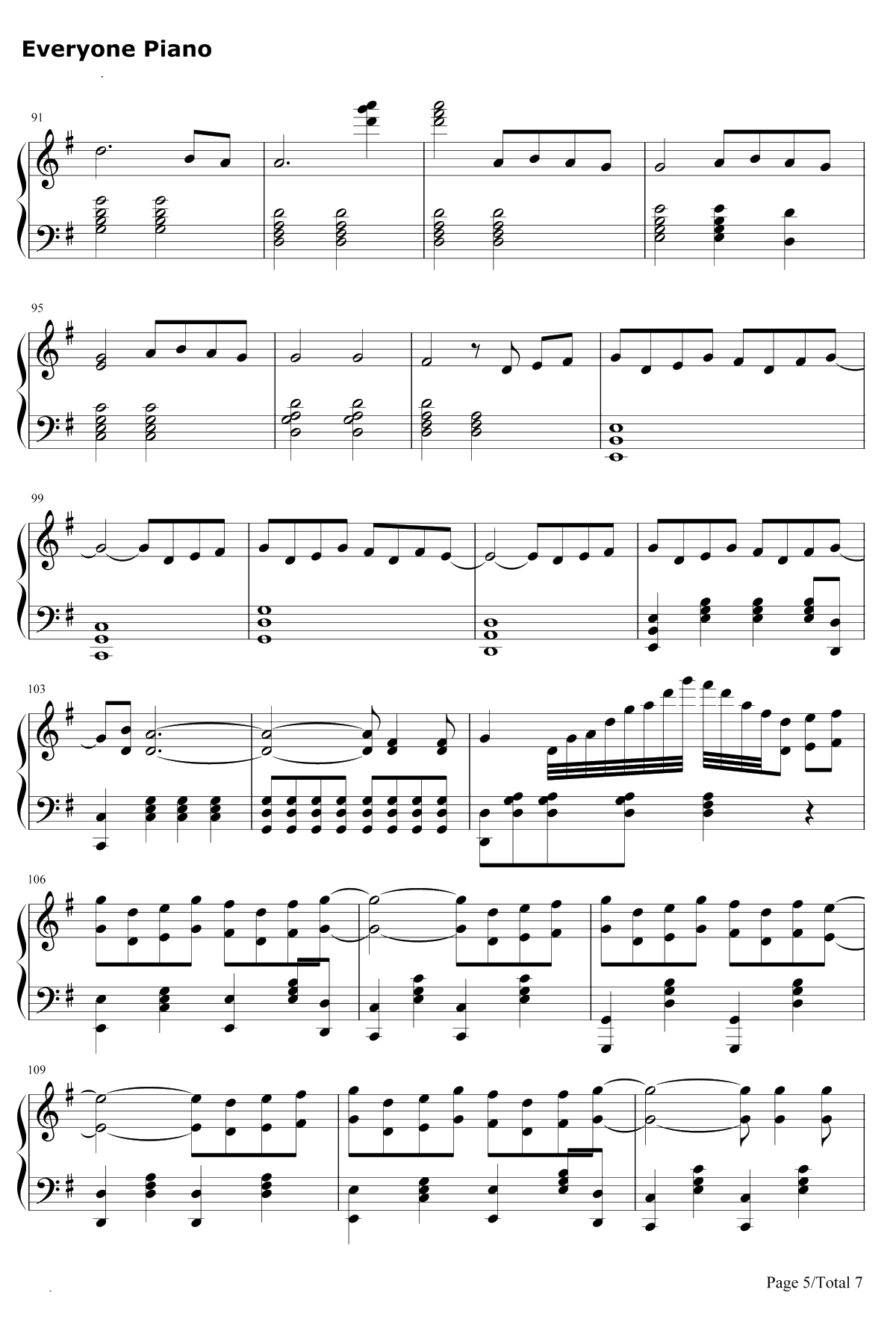 Young Again钢琴谱-Hardwell5