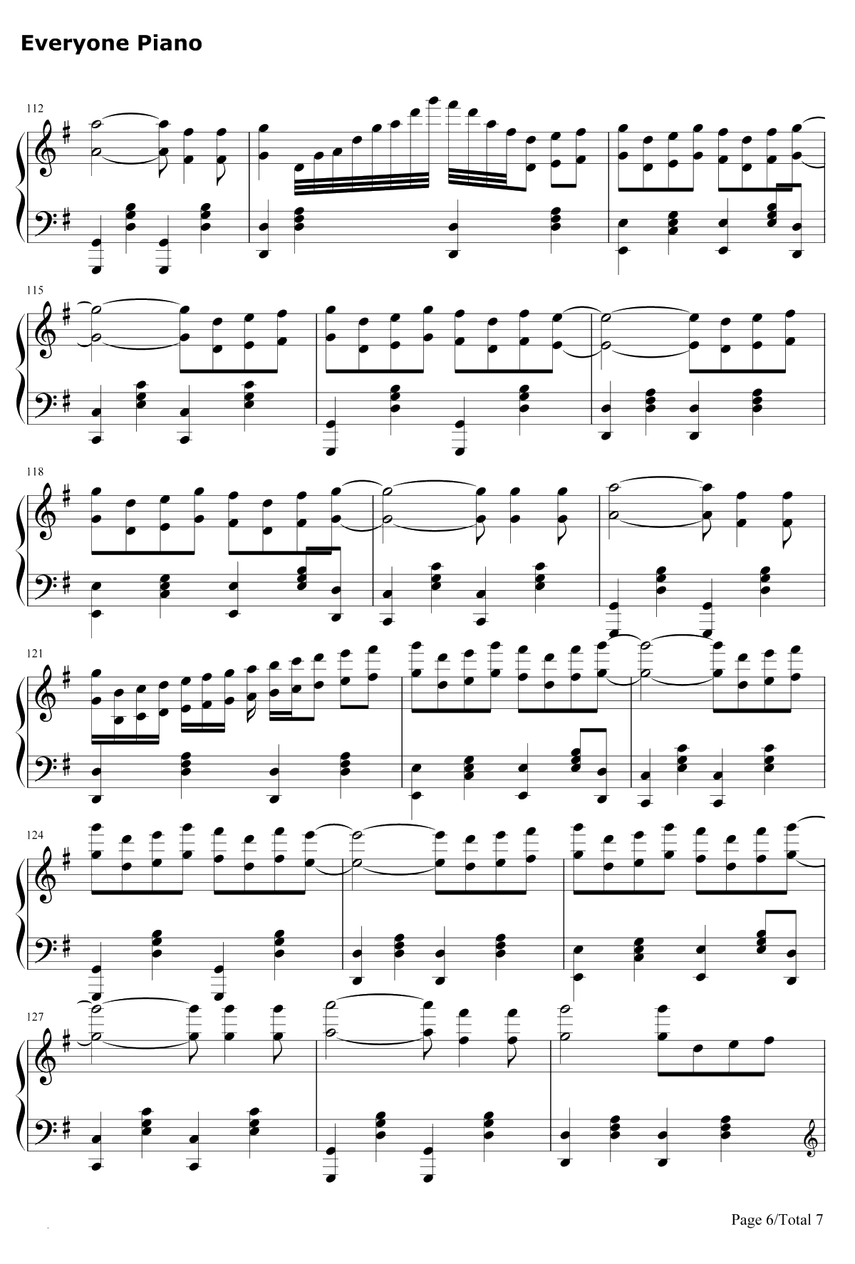 Young Again钢琴谱-Hardwell6