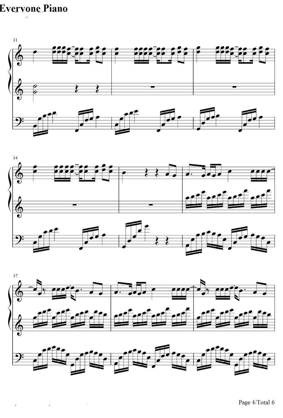 God Is a Girl钢琴谱-GrooveCoverage4