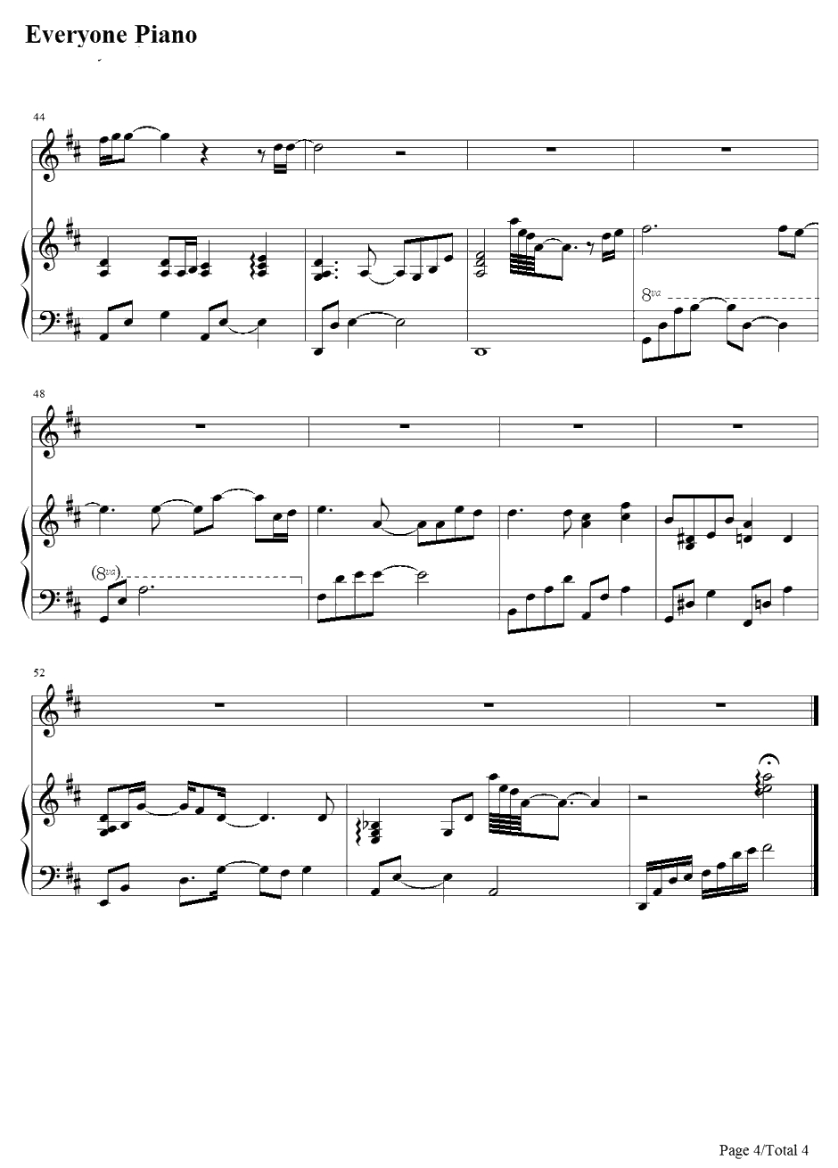 呜咽钢琴谱-郑秀晶-对我而言可爱的她OST4