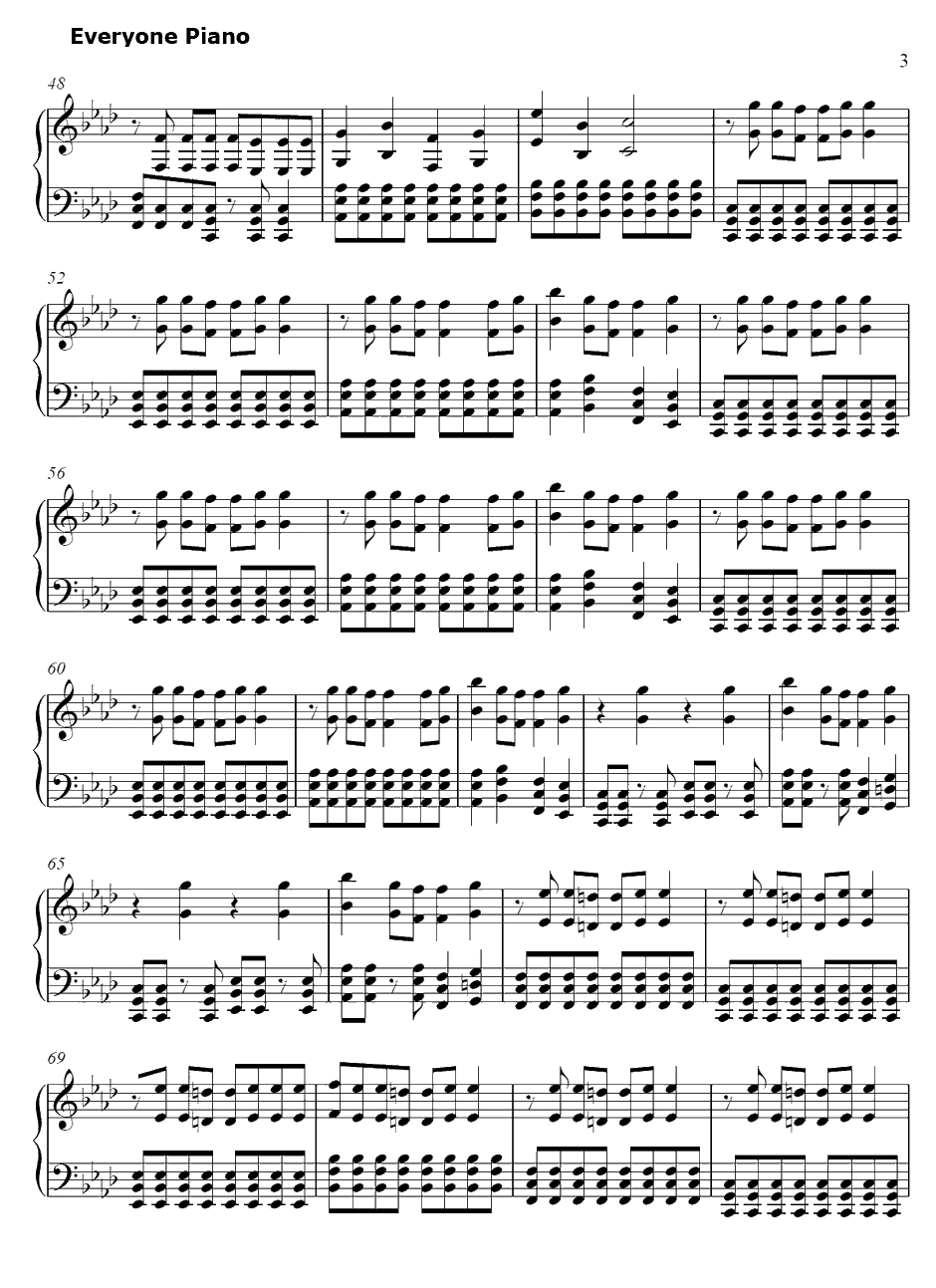 Monster钢琴谱-Skillet3