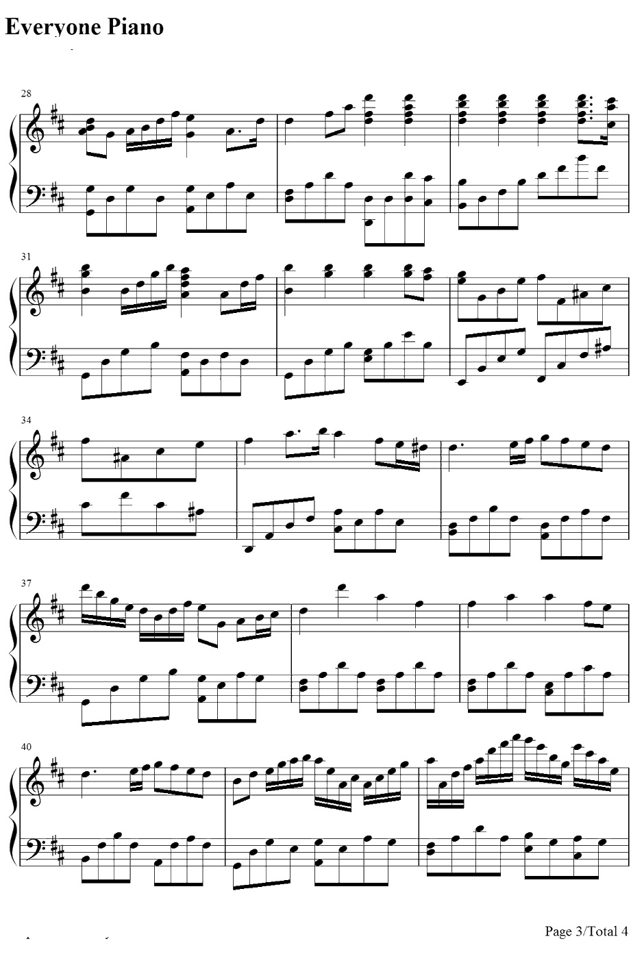 As the Deer钢琴谱-MartinJ.Nystrom-赞美诗3