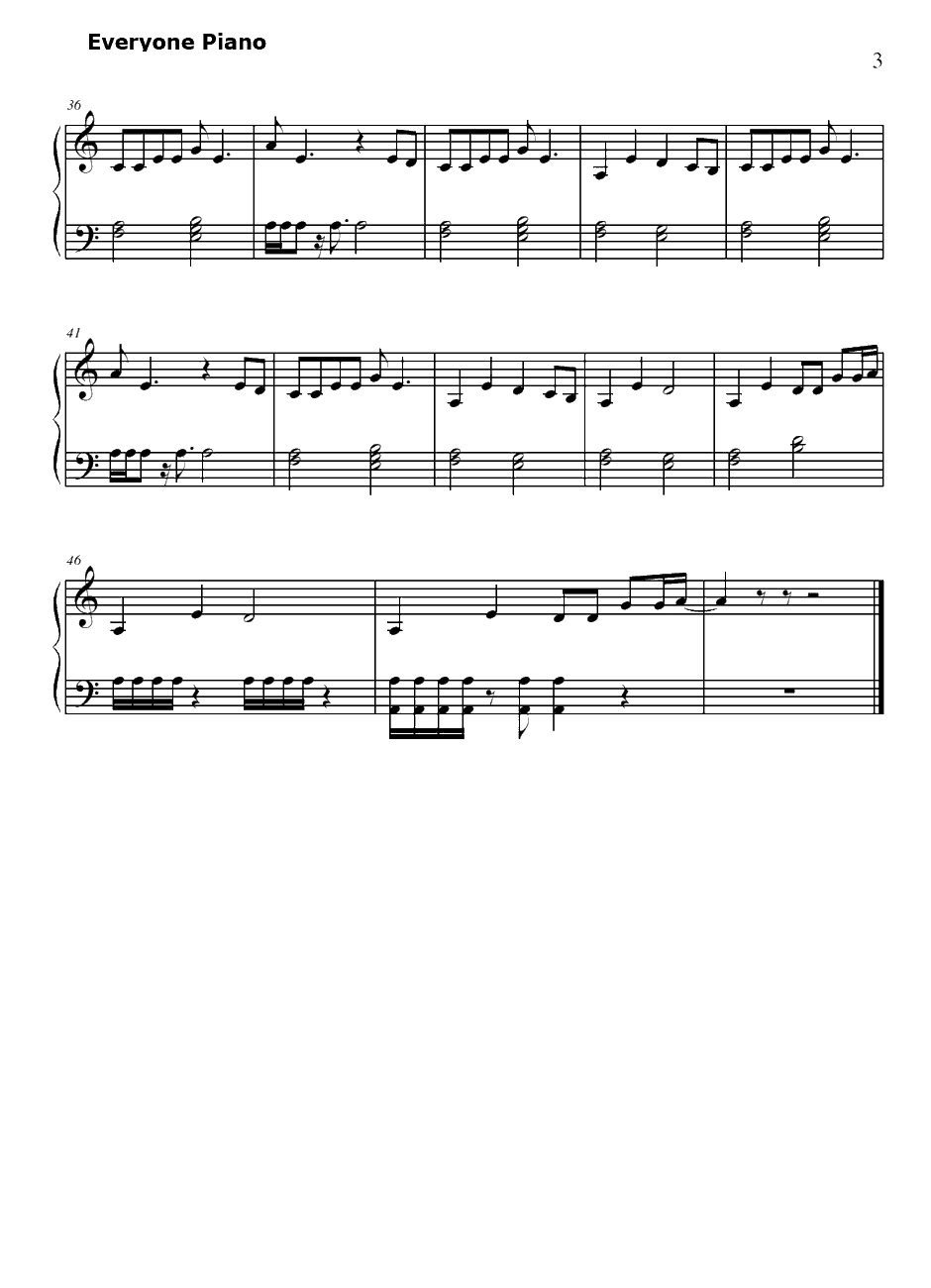 SILENT SURVIVOR钢琴谱-KODOMOBAND-北斗神拳OP23