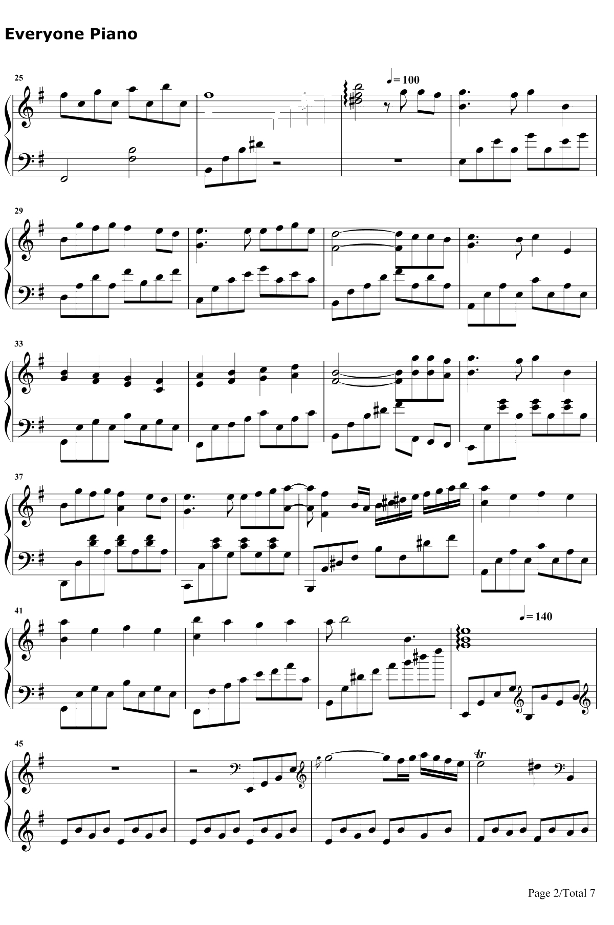 胡桃夹子钢琴谱-张碧晨-健忘村宣传推广曲2