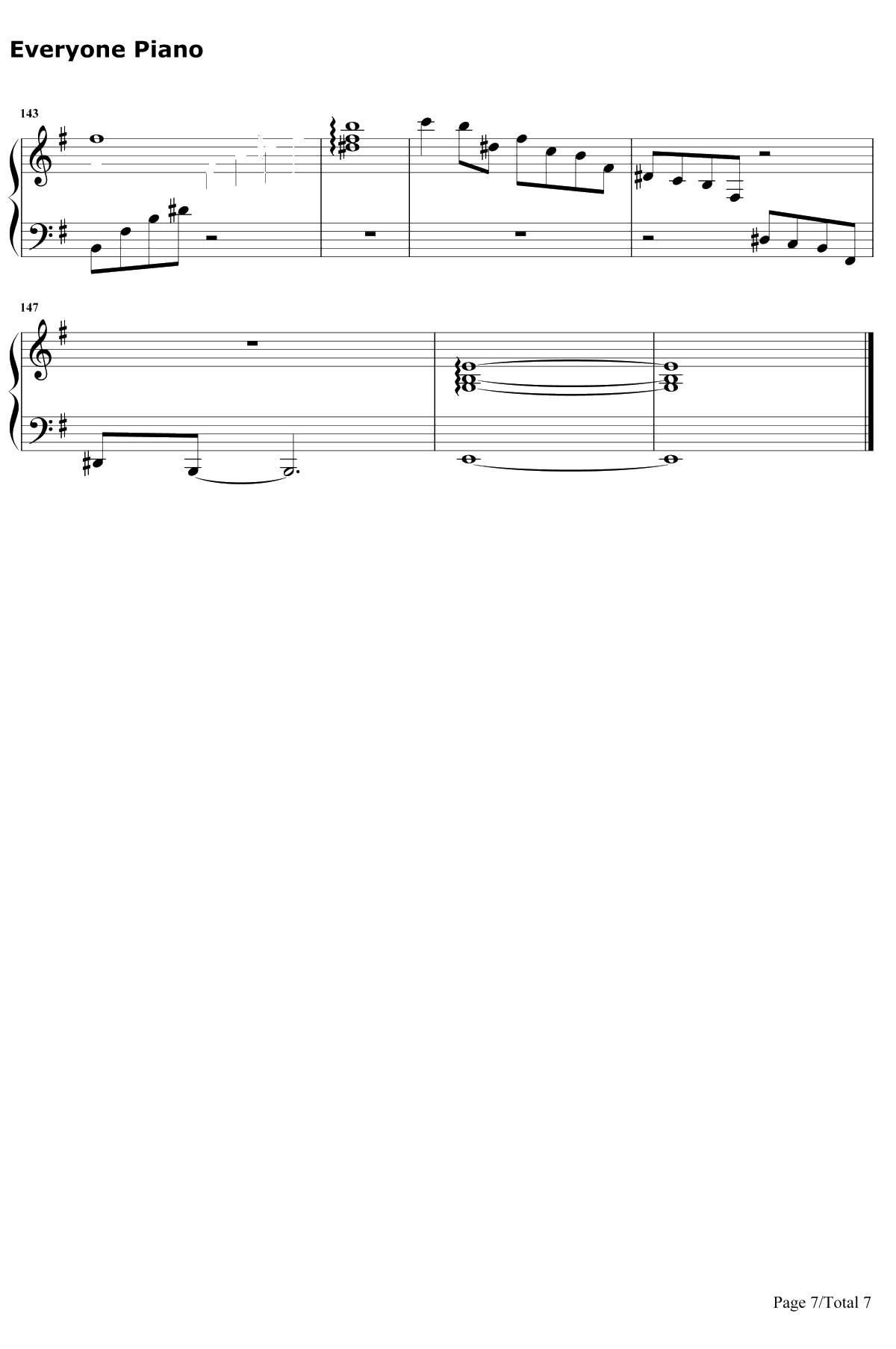 胡桃夹子钢琴谱-张碧晨-健忘村宣传推广曲7