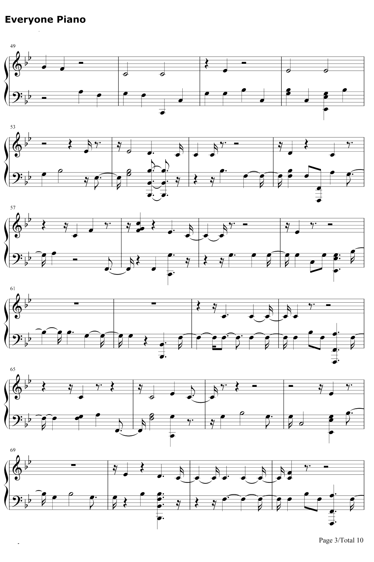 Say Something钢琴谱-Justin Timberlake3