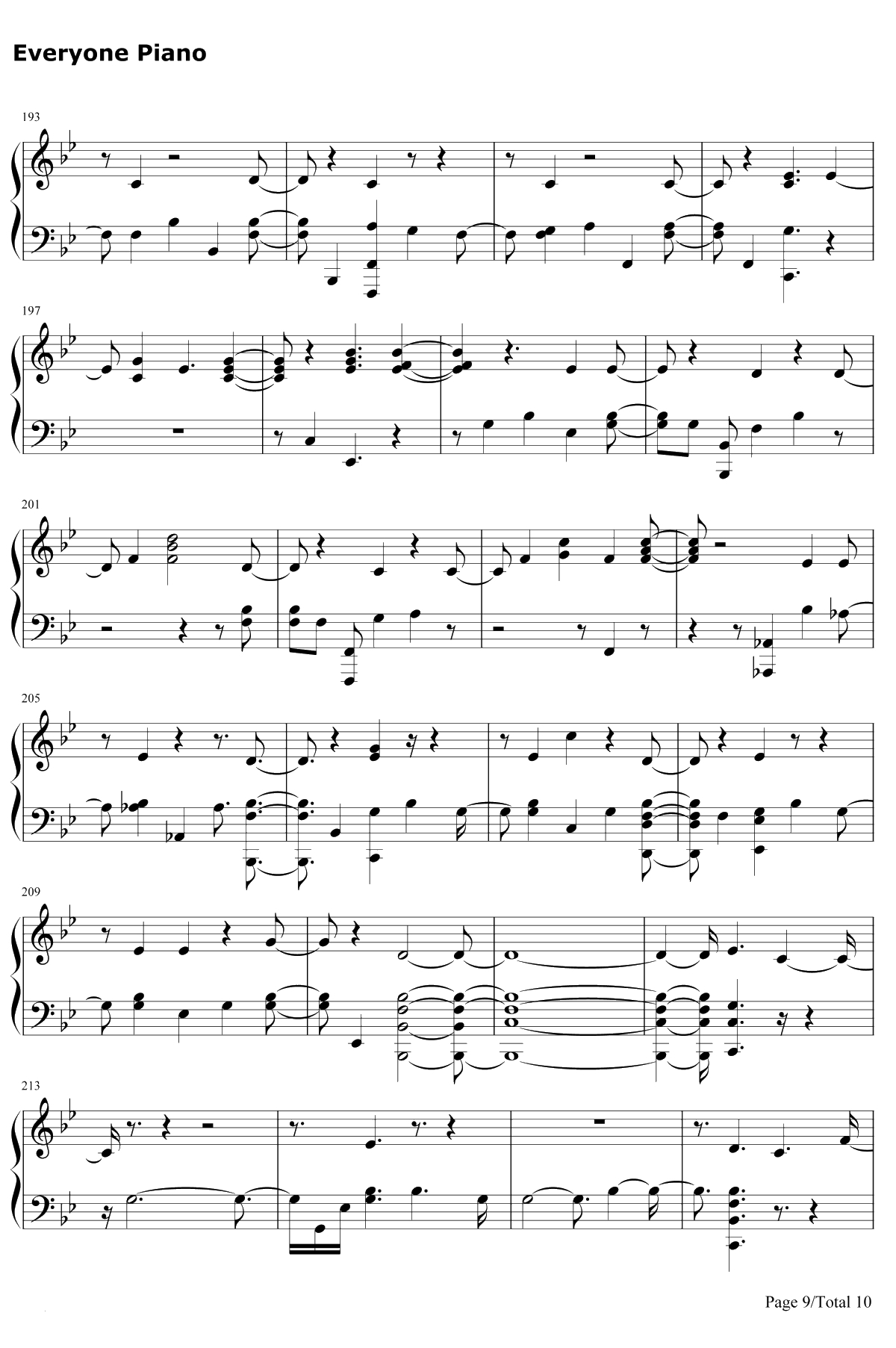 Say Something钢琴谱-Justin Timberlake9