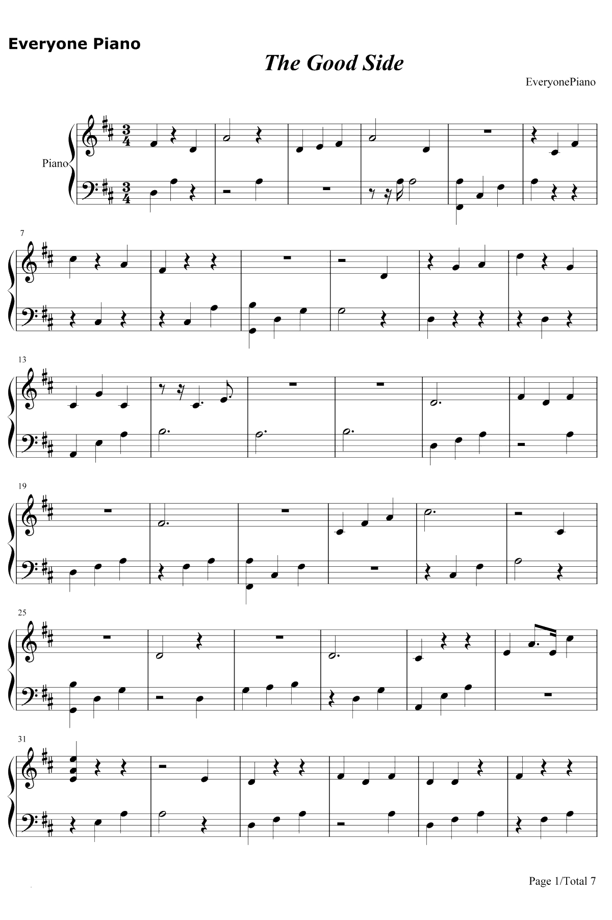 The Good Side钢琴谱-Troye Sivan1