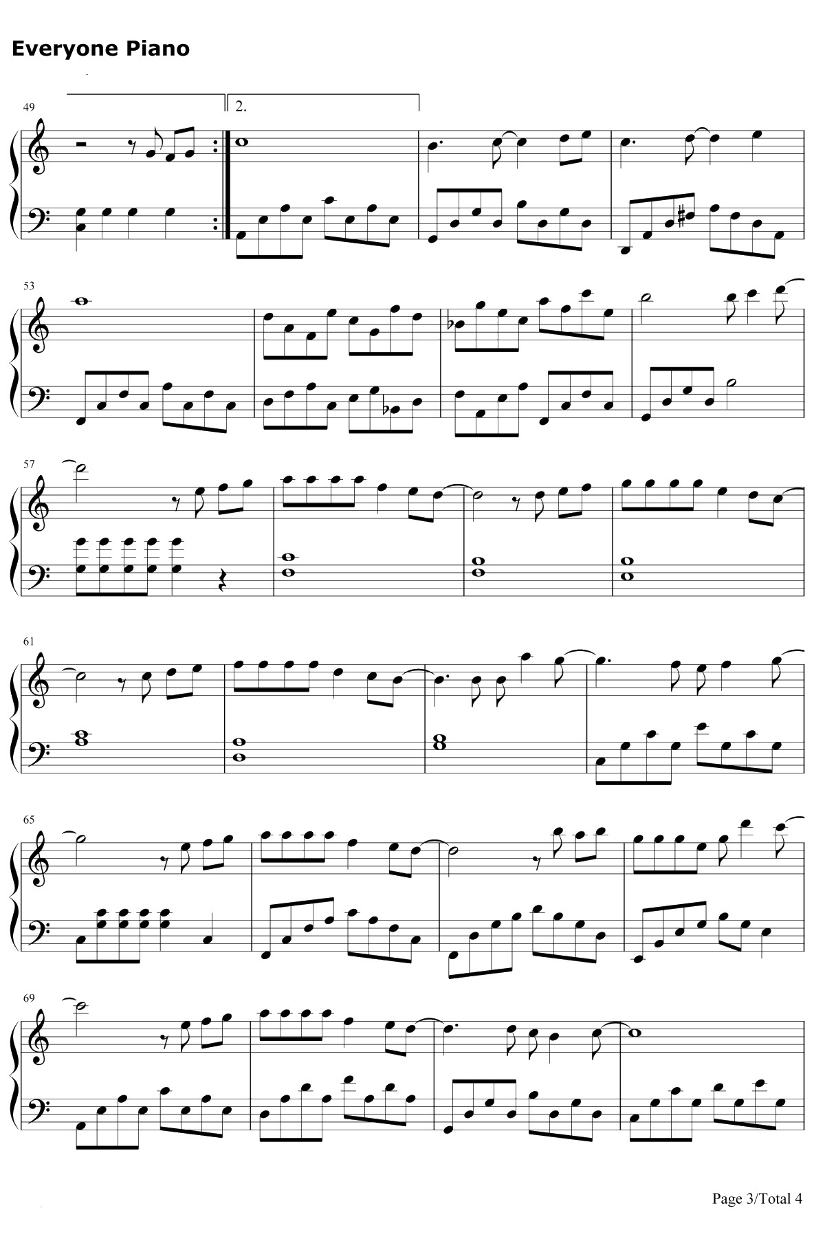 什么歌钢琴谱-五月天3