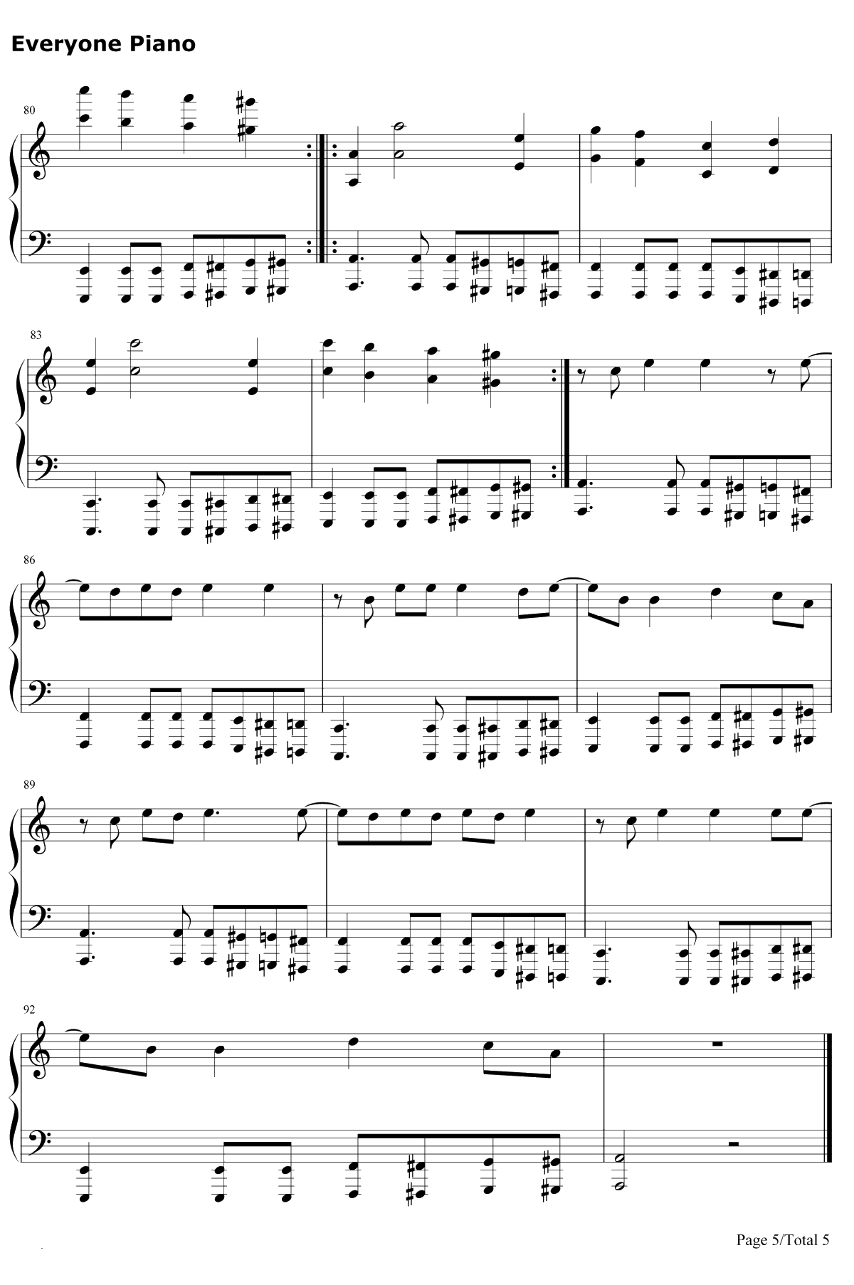 Thought Contagion钢琴谱-Muse5