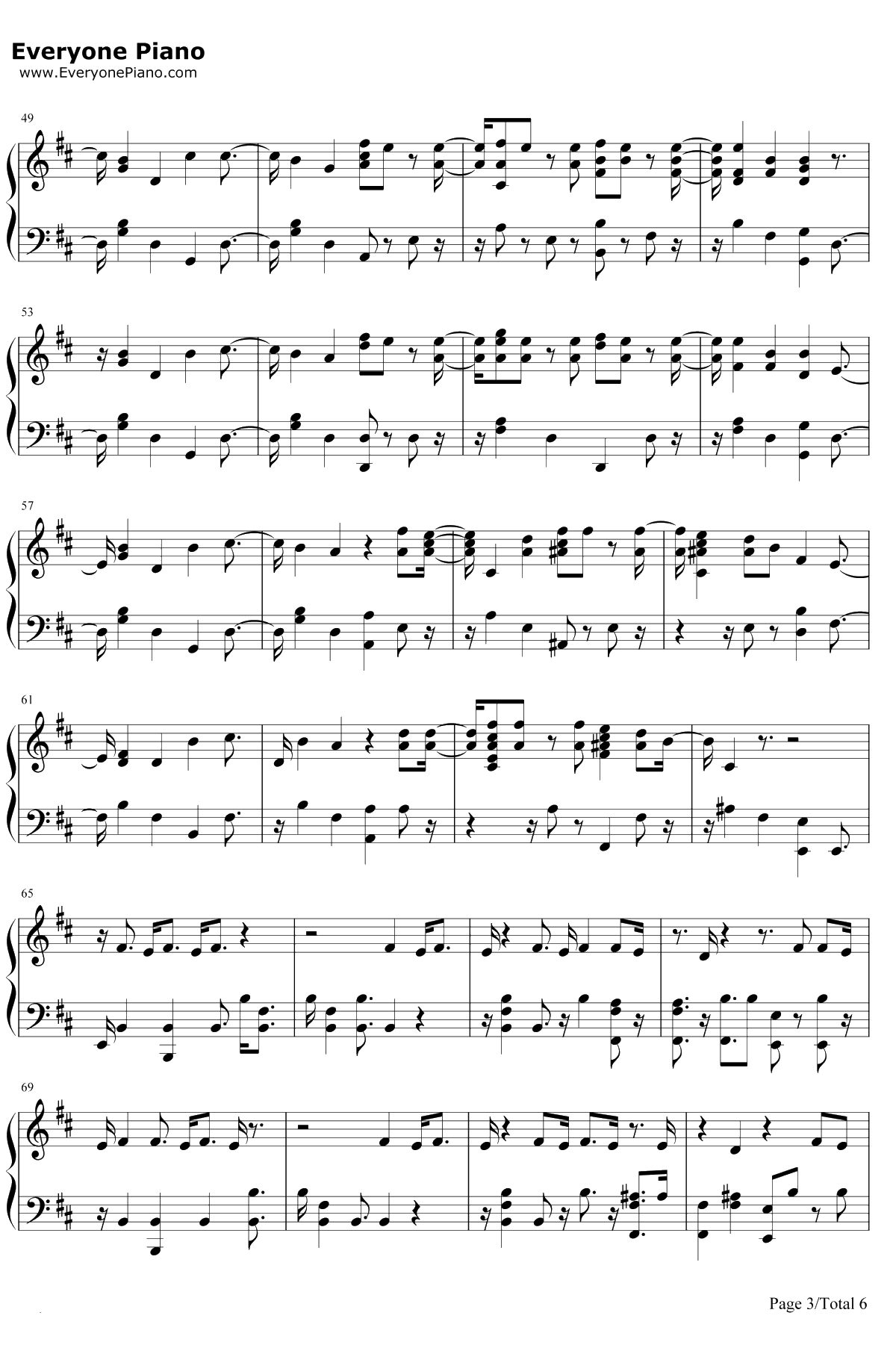 Sick Boy钢琴谱-The Chainsmokers3