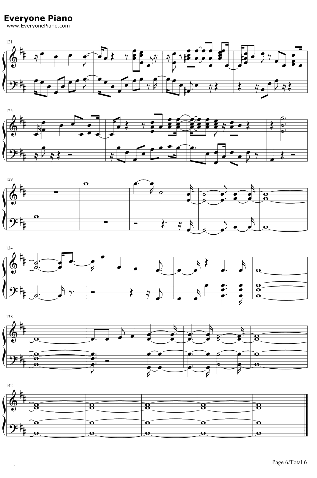 Sick Boy钢琴谱-The Chainsmokers6